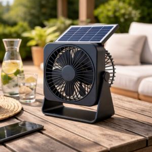 Solar-Powered Fan – Energy-Efficient Cooling