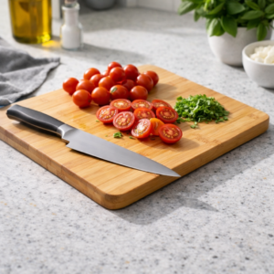 Natural Bamboo Cutting Board – Kitchen Essential