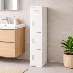Slim Vertical Bathroom Storage Cabinet
