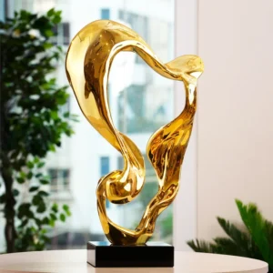 The State of Flow - Resin & Marble Abstract Sculptur